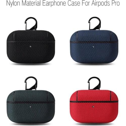 For AirPods Pro Case Earphone Case Waterproof Nylon Cloth Protective Cover For Apple Air Pods Pro Fundas Wireless Charging Box