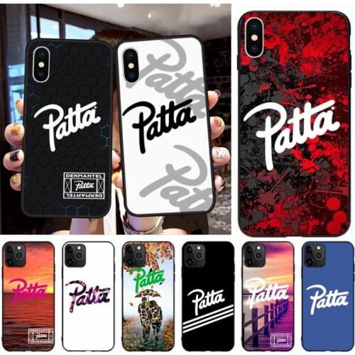 HOTCASHOP Fashion Brand Patta Phone Case for iphone 12 pro max 11 pro XS MAX 8 7 6 6S Plus X 5S SE 2020 XR case
