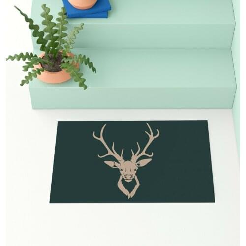 Door Mat "DEER" İndoor Mat Outdoor Mat, Room Carpet, Door Matting 50x80 cm