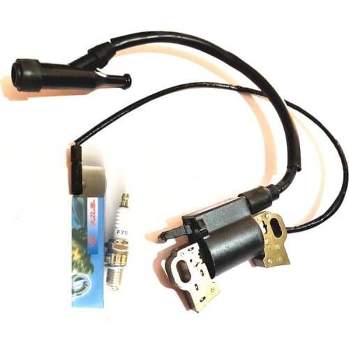 188F Ignition Coil with Spark Plug Fits For 5KW 5.5KW 6KW 6.5KW GX390 13HP Engine Generator 389cc Replacement Parts