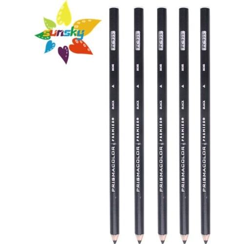 USA PC935 PC938 white black single color draw pencil oily pencil soft big core paint pencil Sanford prismacolor profesional set