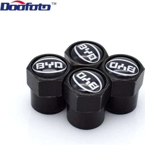 Metal Car Caps 4pcs Case For BYD M6 G3 G5 T3 13 F3 F0 S6 S7 E5 E6 Auto Badge Emblems Covers Accessories Car Styling Logo
