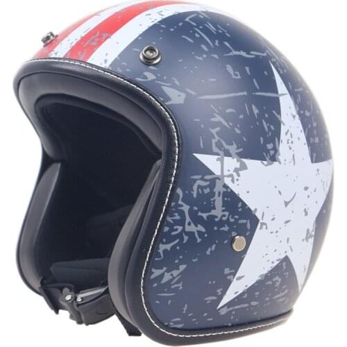 Open face motorcycle helmet DOT approved removable and washable lining light weight motorcycle helmet