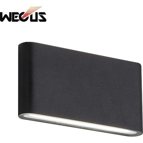 Rectangle waterproof led wall lamp balcony fence residential backyard outdoor garden park restaurant hotel lights wall sconce