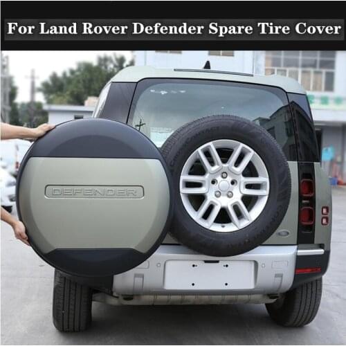 NEW High Quality Trunk Rear Door Spare Tire Cover For Land Rover Defender 2020 2021 2022 2023