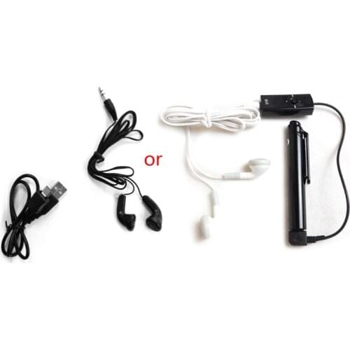 Portable Digital Voice Recorder Sound Recording Pen with Earphones and Cable for Business Conference Interview