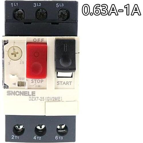 Motor Protector GV2 Series GV2ME 0.63-1A