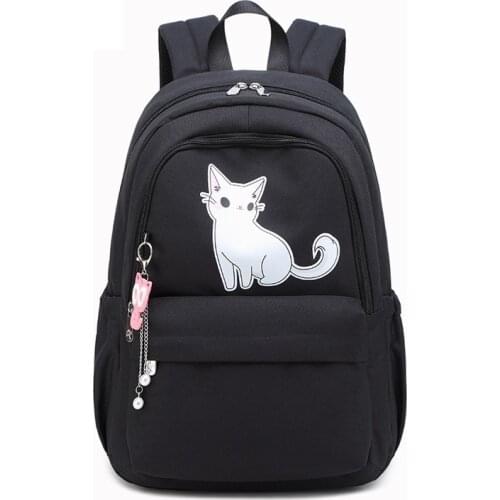 Girls Backpacks Primary Junior High School Bag Bookbag Cartoon Printed Orthopedic Bookbag for Kids Mochilas 2021 New