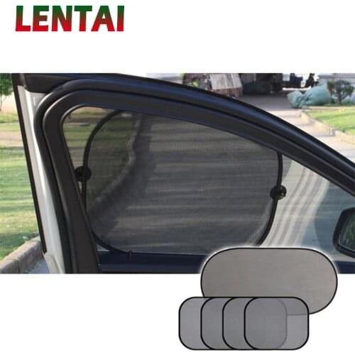 LENTAI Car window sun shade Cover Auto Sun protection Net For Fiat 500 Opel Insignia Vectra c Suzuki Swift Hyundai Ix35 Creta