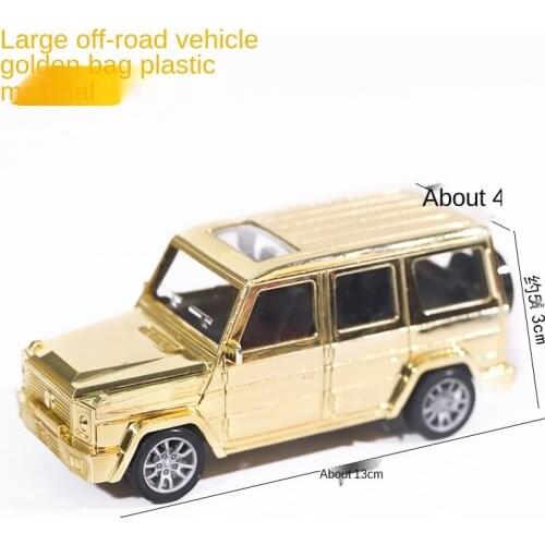 Fathers day car cake decoration alloy off-road vehicle plug-in male god cake accessories big G car model