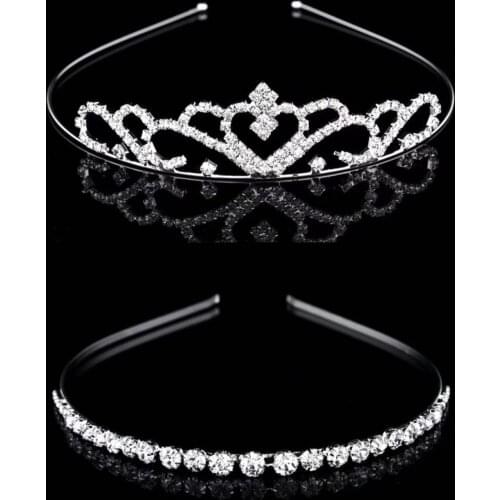 Korean Bridal Diamond Tiara Wedding Accessories Wedding Wedding Bridesmaid Accessories Hair Band Crown Girl Hair Accessories
