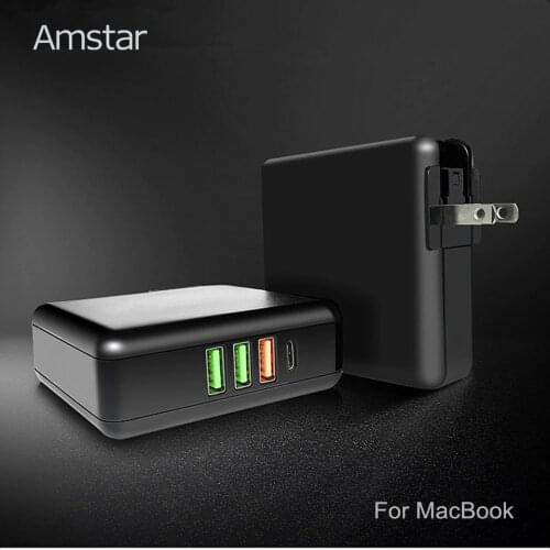 Amstar USB C PD Charger 61W Quick Charge 4.0 3.0 QC4.0 QC PD3.0 PD USB-C Type C Fast USB Charger for MacBook Pro iPhone Samsung