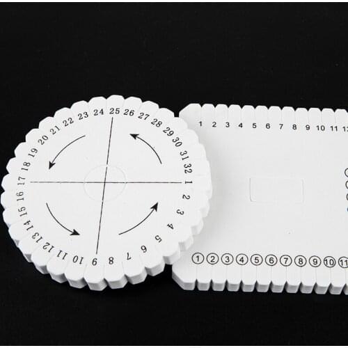32-bit Bracelet Knitting Disc Disk Tray Braided Rope Weaving Jewelry Desgin Board Knitting Tools