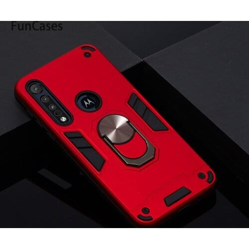 Cases For hoesje Moto G8 Plus Car Ring Holder Soft Silicone Protector sFor Moto para G8 Play Fundas Phone Accessory Shell