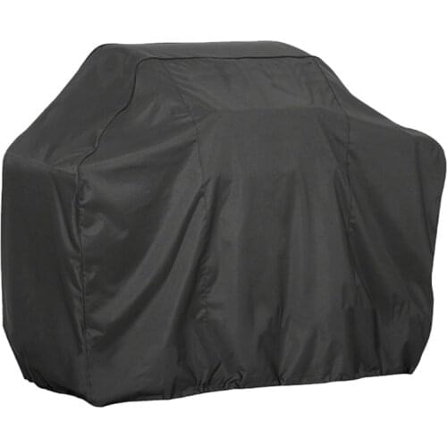 Black Waterproof BBQ Cover Grill Cover Anti Dust Rain Gas Charcoal Electric Barbeque Grill Cover BBQ Accessories