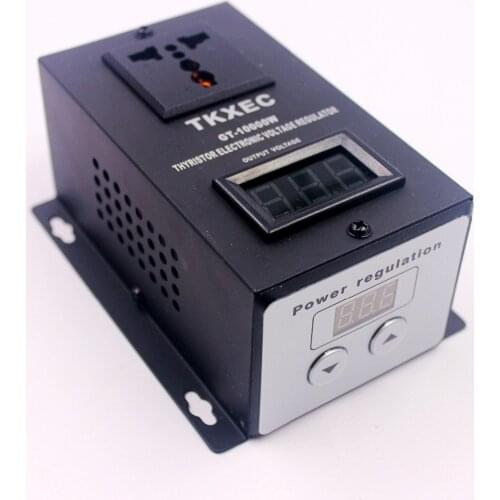 AC 220V 10000W SCR Electronic Voltage Regulator Temperature Speed Adjust Controller Dimming Dimmer Thermostat