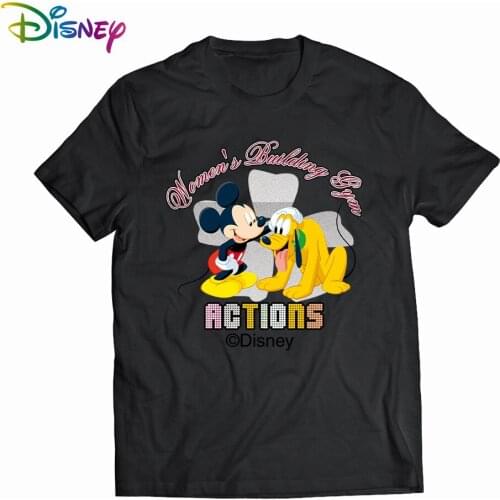 Disney Cartoon Mickey Tshirt Women Tops Summer Casual Oversized Women T-shirts Ulzzang Streetwear Harajuku Short Sleeve tshirt