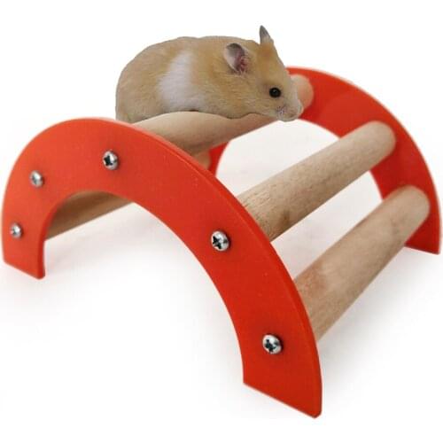 Bird Toy Hamster Small and Medium Parrot Biting Toy Ladder Stairs Ladder Puzzle Training Ladder