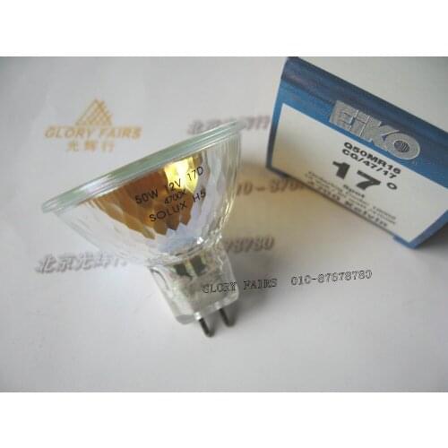 EIKO SOLUX 4700K 12V50W 17 degree natural daylight halogen bulb,Q50MR16/CG/47/17,display photo show light,12V 50W MR16 spot lamp
