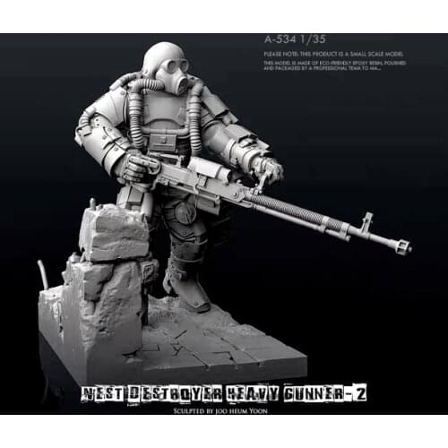 1/35 Resin model kits figure colorless and self-assembled A-534