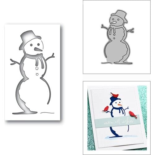 New Winter Snowman Hat 2020 Metal Cutting Dies for DIY Scrapbooking Paper Decorative and Card Making Embossing Craft No Stamps