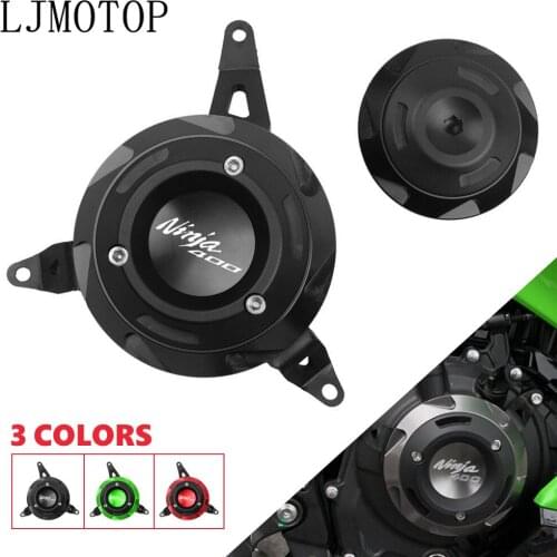 Newest logo Ninja400 For KAWASAKI NINJA 400 2018 2019 2020 Motorcycle Protector Engine Case Cap Set Engine Cover Kit Protection