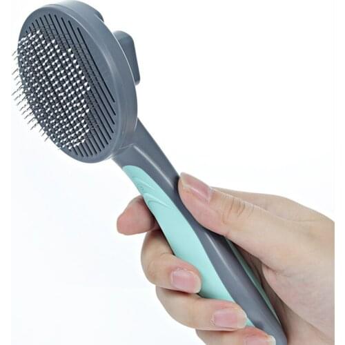 Dog Comb Hair Removes Pet Hair Comb For Cat Grooming Hair Cleaner Cleaning Beauty Products Self Cleaning Slicker Brush Cat Brush