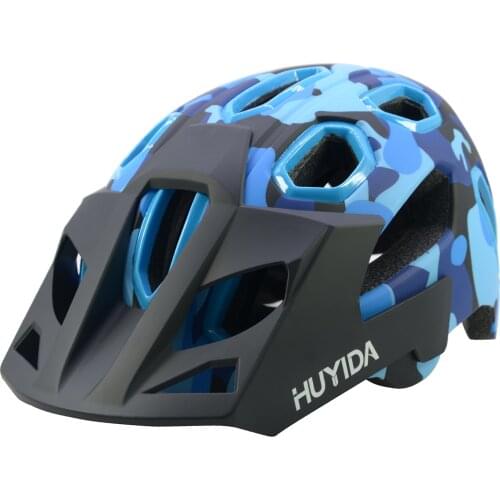 MTB Helmet Women Men Dirt Bike Mountain Off Road Cycling Enduro Racing Cross Downhill Bicycle Cap with Removable Visor by HUYIDA