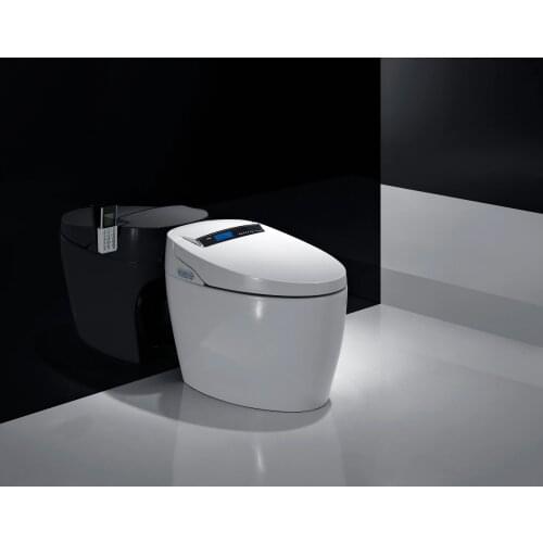 Luxury S-trap Intelligent WC Elongated Remote Controlled Smart Bidet Toilet TM3800