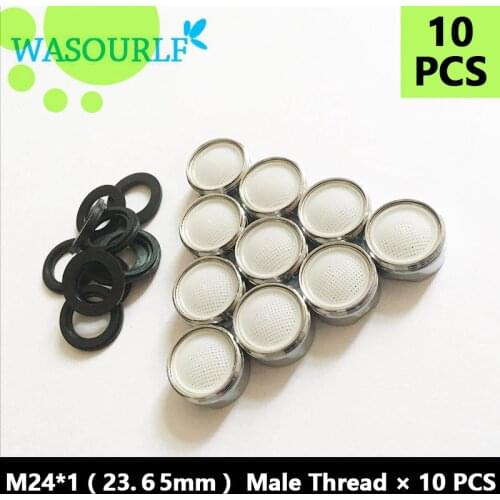 WASOURLF 10 PCS water saving faucet aerator 24mm male thread external tap spout bubble accessories bathroon basin kitchen