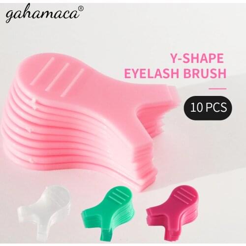 10pcs/Lot Y Shape Silicone Eyelashes Lift Lifting Curler Eye Lash Extension Graft Brush Makeup Mascara Tool Eye Lash Perming Pad