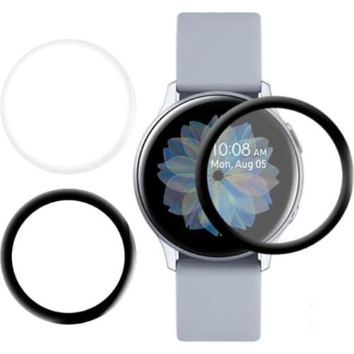 3D Curved Soft Full Edge Cover Protective Film For Samsung Galaxy Watch Active 2 40mm 44mm Active2 Screen Protector Pretection