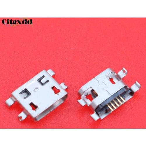 5Pcs Micro USB 5Pin B Type Female Connector For Lenovo Xiaomi Redmi Huawei Mobile Phone Etc Micro USB Jack 5P Charging Socket