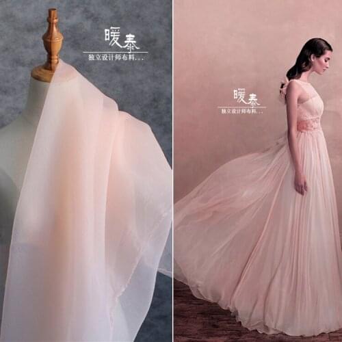 50cm * 142cm / Piece, Skin Lightening Powder Texture Yarn, Wrinkle Bubble, Augen Yarn Cloth, DIY Lace Designer Fashion Fabric