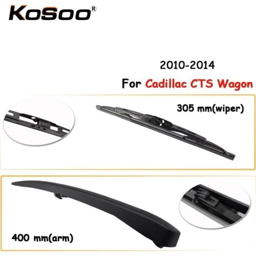 KOSOO Auto Rear Car Wiper Blade For Cadillac CTS Wagon,305mm 2010-2014 Rear Window Windshield Wiper Blades Arm,Car Accessories