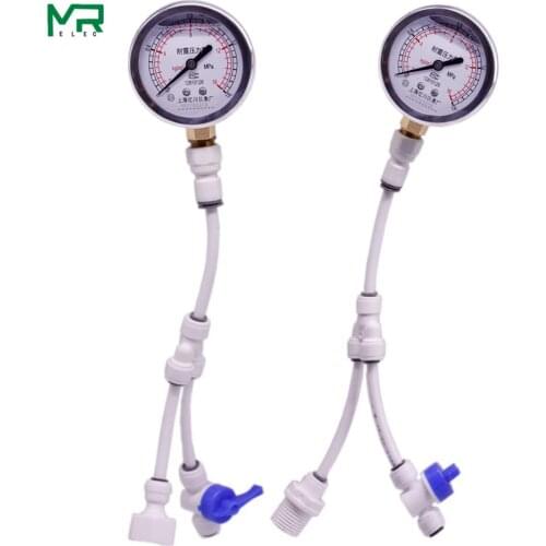 Yn60 suit 0~1.6MPA oil pressure anti vibration Household tap water purifier pressure gauge test water pipe Pressure gauge