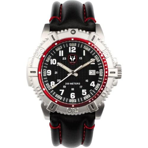 Hnlgnox Men Military Watch Pilot Mens Tritium Watches T25 Luminous Diver 200M Waterproof Male Quartz Wristwatch Rubber Strap