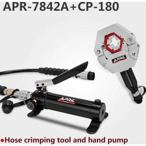 Hydraulic Hose Crimper Hydra-Krimp 7842A Manual A/C Hose Crimper Kit Air Condtioning Repair Handheld Hose Crimping tool