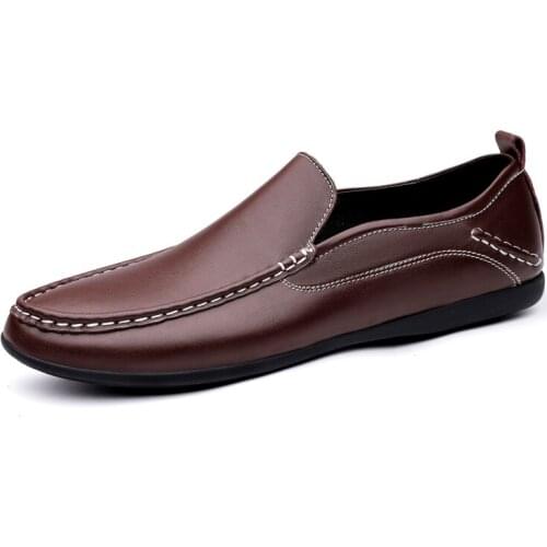 Jumpmore Men Casual Shoes Fashion Men Shoes Men Loafers Moccasins Slip On Mens Flats Male Driving Shoes Size 37-46