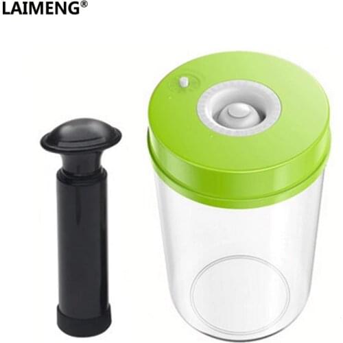 LAIMENG High Quality Plastic Vacuum Sealer Canister Large Capacity 2200ml Vacuum Container For Marinating S170