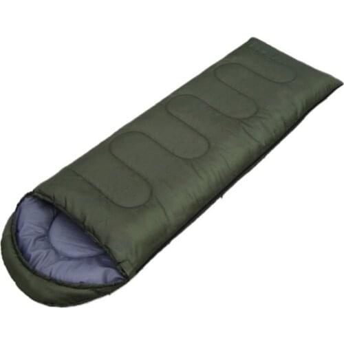 Envelope Outdoor Camping Adult Sleeping Bag Portable Ultra Light Waterproof Travel Hiking Sleeping Bag With Cap