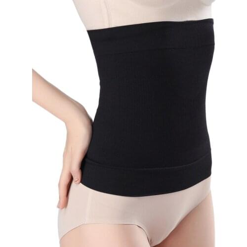 Body Shapers Ladies for Waist Train Thin and Breathable Pure Black Shapewear Women Fitness Abdomen Belt