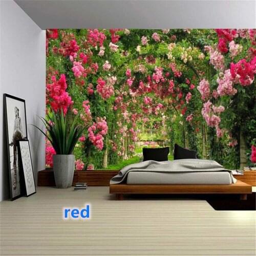 Natural Scenery Beautiful 3D Printing Tapestry Bedroom Living Room Decoration Background Cloth Wall Blanket Sitting Beach Towel