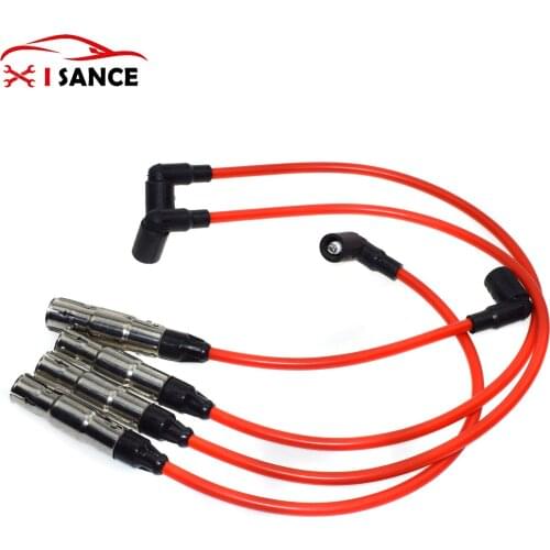 New Ignition Spark Plug Wire Set 8mm 2X1687,VWC035 For VW Golf Jetta ,1.6L 1598CC 98Cu. In. l4 GAS,2.0L 1984CC 121Cu. In. l4 GAS