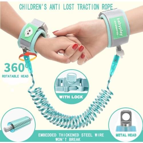 Advanced baby anti lost rope childrens traction rope bracelet outdoor toddler childrens anti lost rope reflective rope key