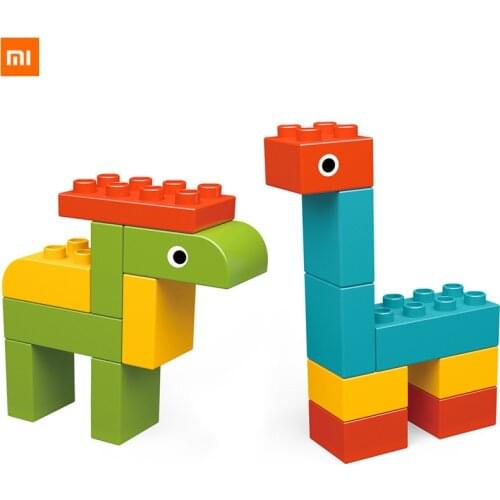 Xiaomi Mitu building blocks rice rabbit large particles building blocks animal park childrens toy Childrens Birthday Gift