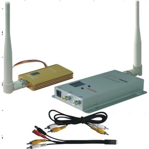 Cctv transmitter 1.5W 8ch 1.2G Wireless AV transceiver,Video Audio Transmitter Receiver FPV wireless Drone transmitter