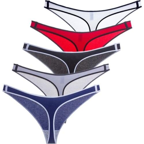 Panties for women cotton G-string Tangas Bragas sexy lingerie ladies casual underwear thongs womens t-back female underpants