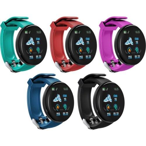 D18 smart bracelet color screen bracelet sports pedometer information sleep monitoring heart rate suitable for Android IOS