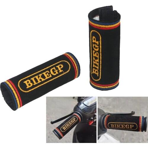 Motorcycle Universal Anti-slip 7/8" 22mm Handlebar Hand Grips Cowhide Cover Comfort Motocross Off-Road Bike Electric Bicycle